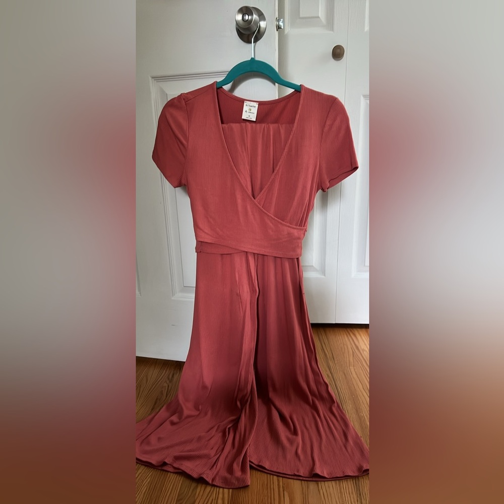 Vici Coral Ribbed Matching Set